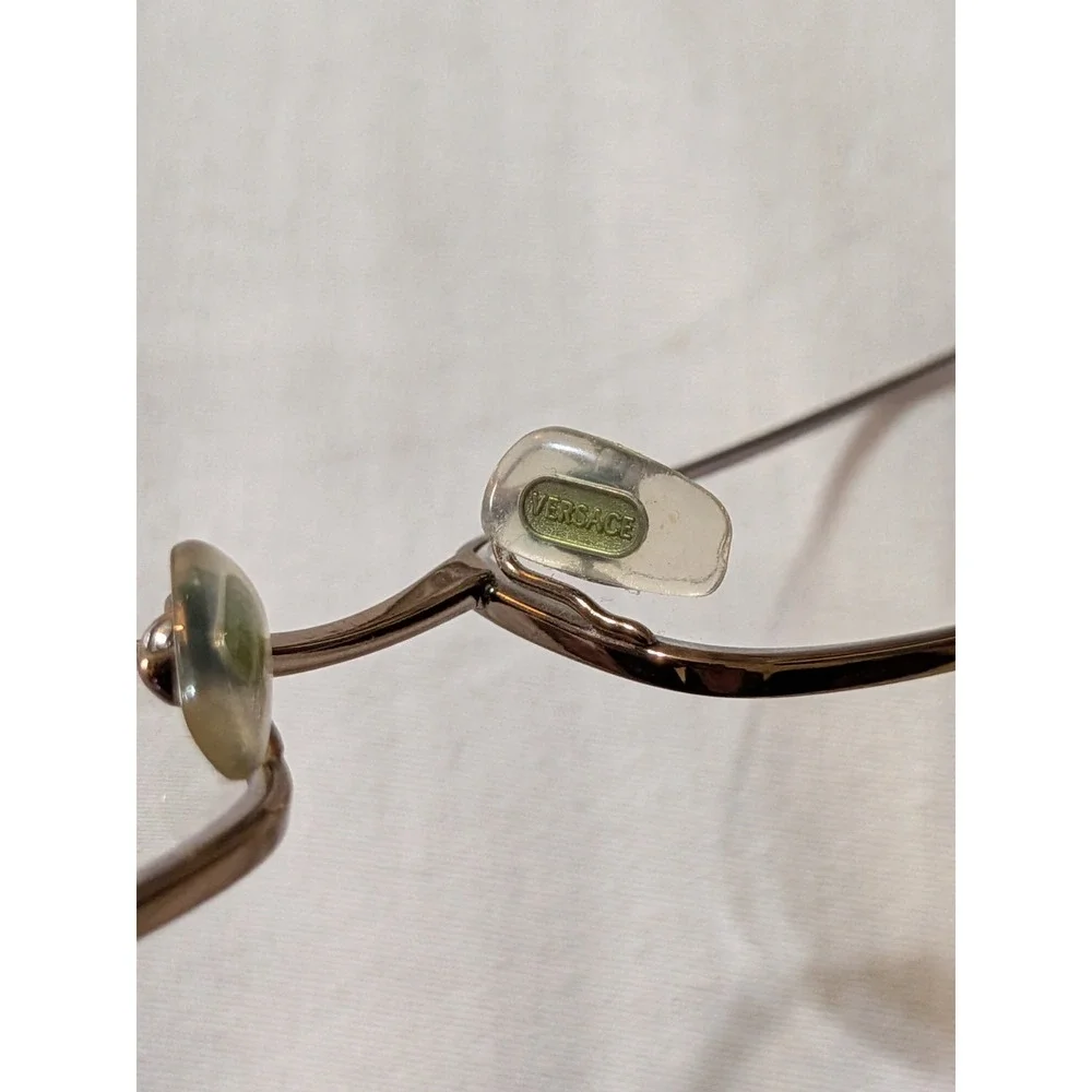 Versace MOD.1122-B 1061 Eyeglasses Brown Rectangular Full Rim Frames 51-17-135